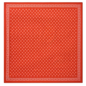 Mulberry Tree Cotton Scarf Coral Orange